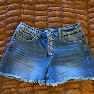 Zenana Denim Blue Shorts